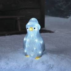 Figurines Lights4fun Paxton The Penguin LED 3D Acrylic Figure 31cm - White Figurine