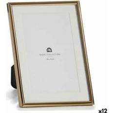 Steel Wall Decorations Gift Decor Elegant Golden Crystal Steel Set of 12 Photo Frame