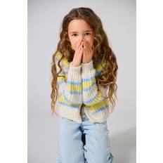 Multifarvet Trøjer Børnetøj Kids Only Cardigan Nordic Life Oversized - Birch Stripe