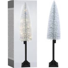 B2X Vit Konstgjord 120 cm Med 25 LED-Lampor Julgran