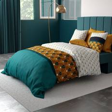 Textiles Parure Lit 220x240 Cm Coton 57 Fils Housse de couette