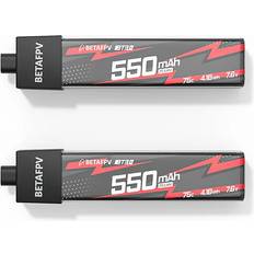 BETAFPV Lipo BT3.0 550mAh 2S 75C 2 Stück