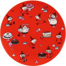 Purple Plates & Bowls Rätt Start Moomin Little My Flat Plate Ø19.8 cm Red