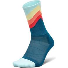 Feetures Elite Light Cushion Mini Crew Crew Cut Socks - Blue Swell