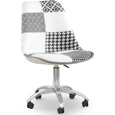 Multicoloured Office Chairs Iconik Interior Swivel Patchwork Upholstery Office Chair