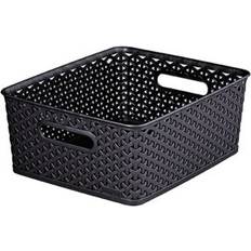Plastic Baskets Curver Large 13L My Style Medium Rectangular Storage Anthracite Basket