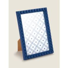 Navy Injection Beaded 6 x 4 Inch