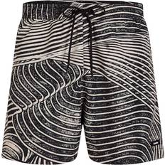 Calvin Klein Black Swimwear Calvin Klein Medium Drawstring Swim Shorts - CK Essentials