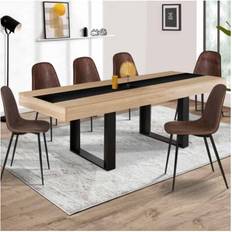 Tables à manger IDMarket Extensible Rectangle Phoenix 6-10 160-200 cm Table à manger