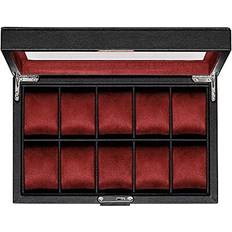Watch Boxes Rothwell 10 Slot Leather Watch Box
