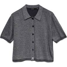 Vero Moda Pikétröjor Vero Moda Vmhappyshine Stickad Pikétröja - Gorm