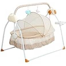 Babygungor CzyuRachel Baby Elektrisk Gunga Khaki 5 Hastigheter