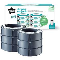 Tommee Tippee Simplee Sangenic Nappy Bin Refills Pack of 6