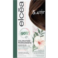 Hårprodukter Elcéa Coloration Permanente au Lait d'Hibiscus Noir 5.4 Châtain Cuivré