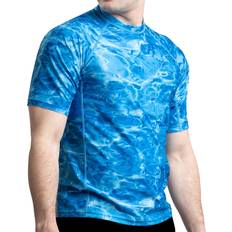 Rash Guards & Base Layers Aqua Design Mens Rash Guard Sun Shirt 6X-Large
