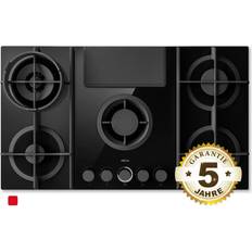 Elica Hobs Elica NT-FLAME-EVO-BL 88cm Air Venting Gas Hob