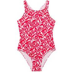 Bathing Suits Children's Clothing on sale Mango Nature Cross Back Printed Swimsuit - Red