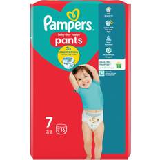 Pampers Baby-Dry Nappy Pants Size 7 17kg+ 16 Nappies