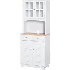Mobili Homcom Credenza Alta per Cucina 68 x 39.5 x 170 cm Armadio