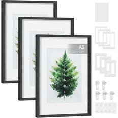 Songmics Set of 3 Frames for Wall or Table A3 Photo Frame