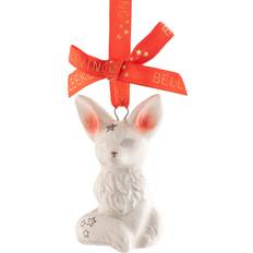 Christmas Decorations Belleek Living Arctic Fox Mini Hanging Christmas Tree Ornament