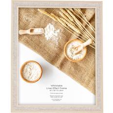 Brown Photo Frames Whitstable Linen Effect 16 x 20 inch Brown Photo Frame