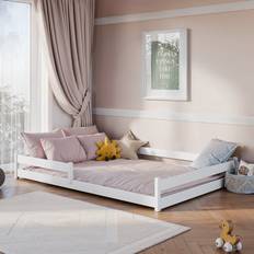 Wooden Fini White 29cm H x 147cm W x 208cm L