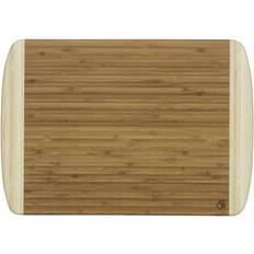 Totally Bamboo Kona Groove Cutting 0.63 in Brown Chopping Board