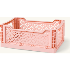 Søstrene Grene Foldekasse Medium Polypropylen 35 x 25 x 15 cm Koral Opbevaringsboks