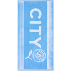 Manchester City FC Man Small Club Crest From Ile Towel Blue