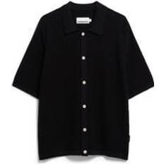 Herr - Svarta Koftor Armedangels Herren Strickjacke aus Bio-Baumwolle - Schwarz