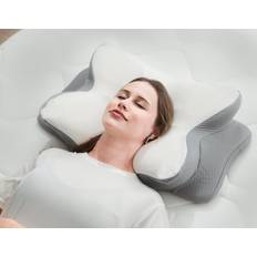 Godofredo Cervical Memory Foam L35 x W14cm Soft-Medium Support - Grey