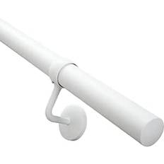 Stairs & Railings Vencier Stair Railing Handrail 3600 Mm Matt White