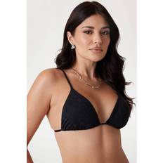 Guess Bikini Tops Guess 4G Logo Triangle Bikini Top - Black