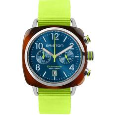 Briston Clubmaster Classic Chrono Summer Vibes Peacock Blue Watch