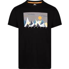 T-shirts Trespass Mens Round Neck T-Shirt Ennadai - Black