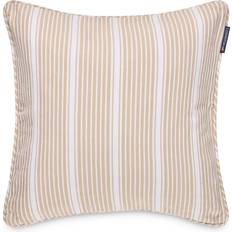 Lexington Pudebetræk Lexington Classic Striped Organic Cotton Twill Pillow Cover Beige Pudebetræk Beige (50x)