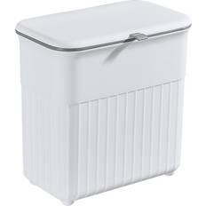 Cleaning Equipment & Cleaning Agents Living and Home White Kitchen Trash Bin 26 x 16 x 27 cm