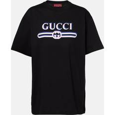 Gucci Printed Cotton Jersey T-shirt - Black