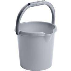 Cleaning Equipment & Cleaning Agents Storm 1 x 5L Grey Plastic Bucket With Handle