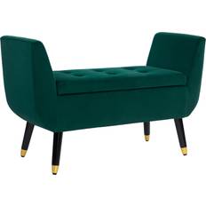 Aufbewahrungskommoden Homcom Luxus Sitzbank Polsterbank Mit Stauraum Armlehnen 107 x 42 x 65 cm Aufbewahrungskommode