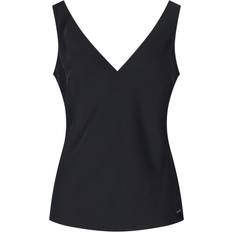Calvin Klein Black Tank Tops Calvin Klein V-Neck Tank Top - Black