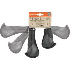 VELO Handvatset Comfort 3D-Gel 135/92mm Zwart/Grijs