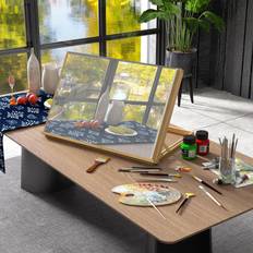 Easels on sale Vinsetto Table Easel Craft Workstation A2 Canvas Portable Folding Sketch Drawing Board