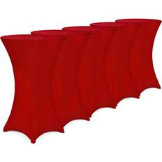 Deuba Cocktail Table Cover Set 5 Pcs 70cm Tablecloth
