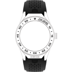Tag Heuer Watch Straps Tag Heuer Connected II Perforated Silicone Black D