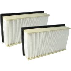 VHBW 2x Flat-Fold Filter Compatible With Kärcher NT 25/1 Ap NT 30/1 Tact L Vacuum Cleaner