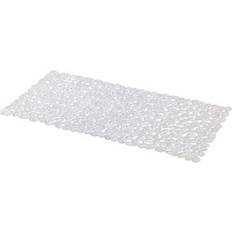 Transparent Non-Slip Bath Mats GoodHome Koros Transparent Pebbles Rectangular Bath & Shower Mat 70 cm 33 cm