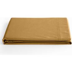Bomull - Gula Underlakan Drap Plat Prémium 180 x 290 cm 1 Places Bettlaken Gelb