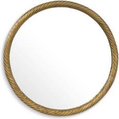 Eichholtz Salvi Spegel Rund Vintage Mässing 60 x 4,5 cm Guld Väggspegel